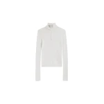 The Frankie Shop Sade Knit Zip Sweater