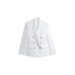 The Frankie Shop Salerno Linen Blazer