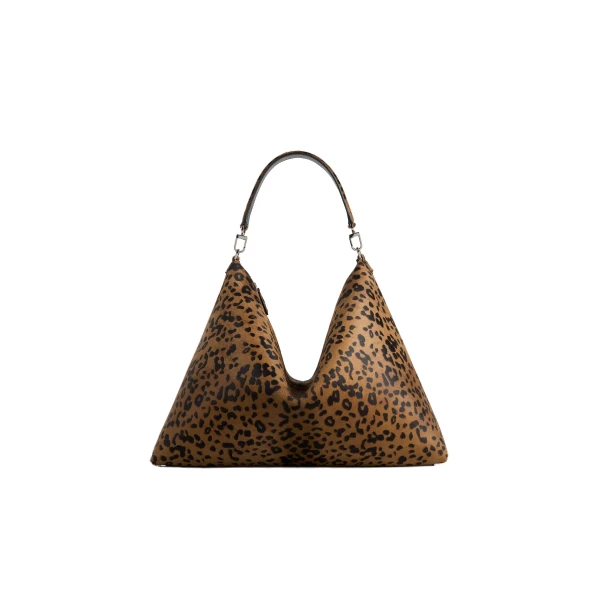 Toteme Bevel pony hair bag in Leopard
