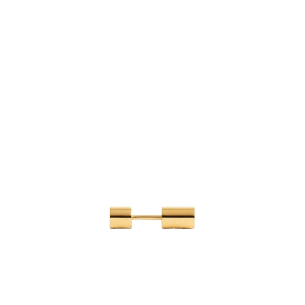 Bezel diamond earring 18kt in Gold - Image 5