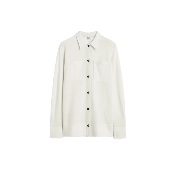 Toteme Cashmere shirt in White