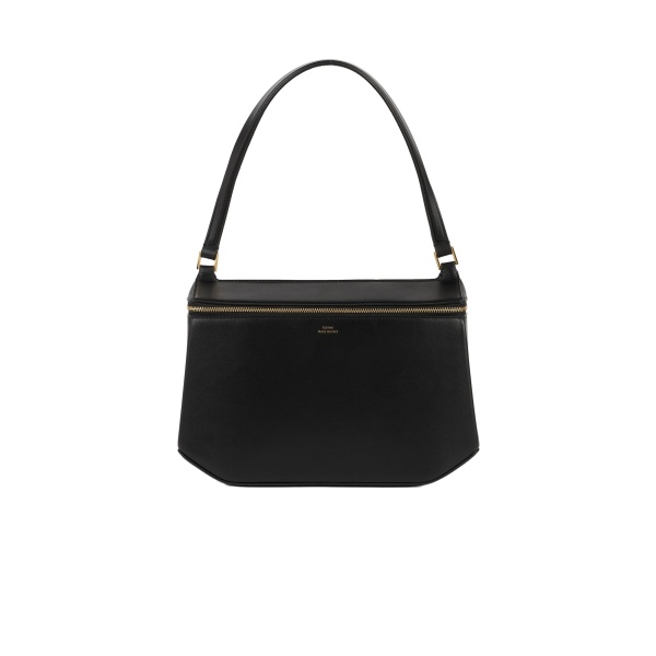 Toteme Clip leather shoulder in Black