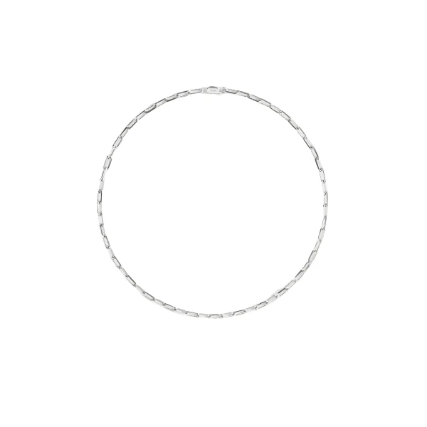 Toteme Crew-neck chain 18kt in White gold