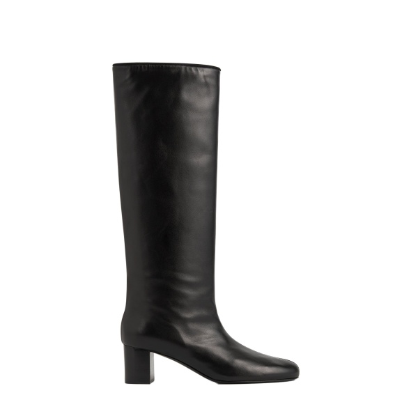 Toteme Downtown nappa knee-high boots in Black