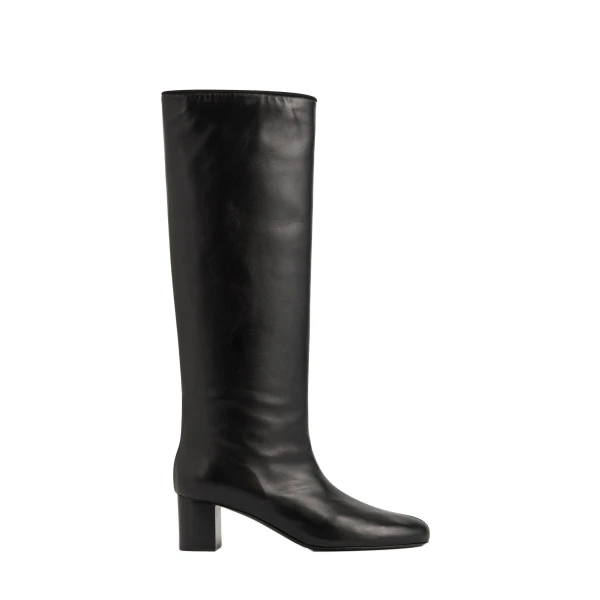 Toteme Downtown nappa knee-high boots in Black