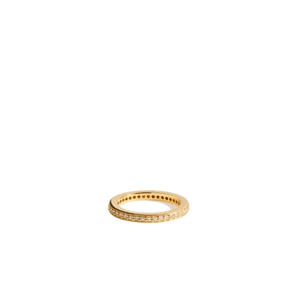 Toteme Eternity diamond midi ring 18kt in Gold
