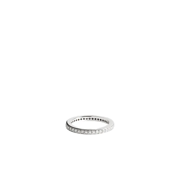 Toteme Eternity diamond midi ring 18kt in White gold