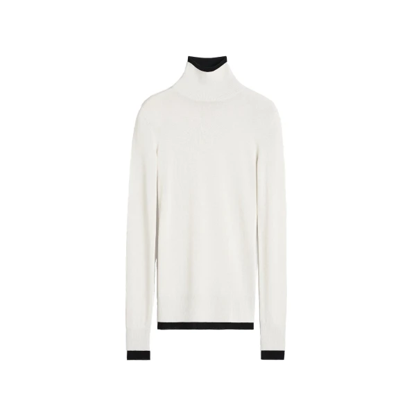 Toteme Fitted ribbed top in Off-white