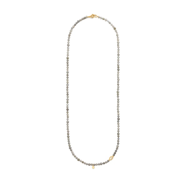 Toteme Infinity bead necklace in Glacier