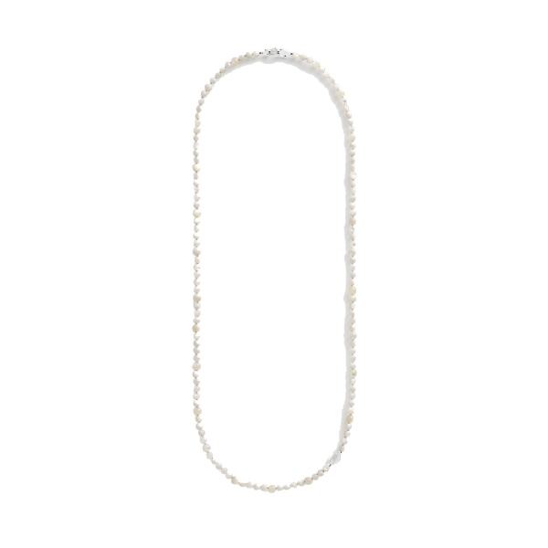 Toteme Infinity bead necklace in White