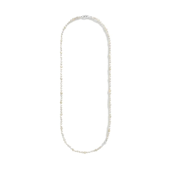 Toteme Infinity bead necklace in White