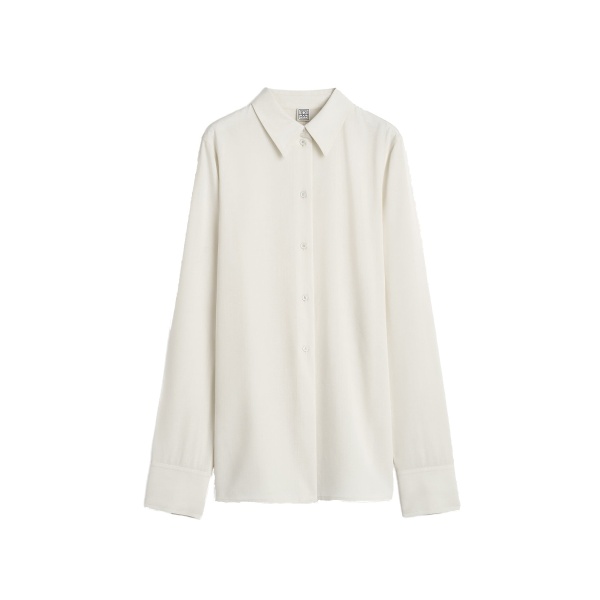 Toteme Lightweight shirt in Ecru
