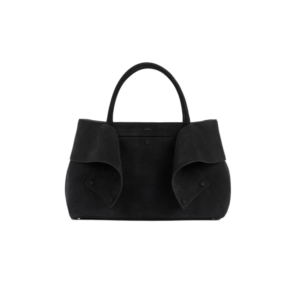 Toteme Mercer nubuck tote in Black