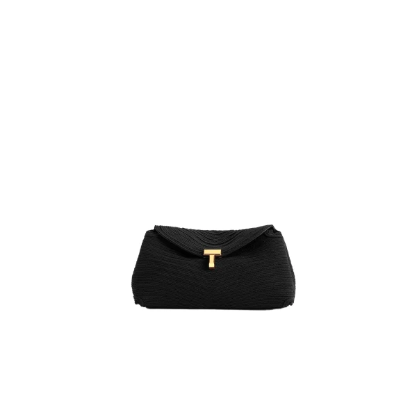 Toteme Mini T-Lock rope clutch in Black