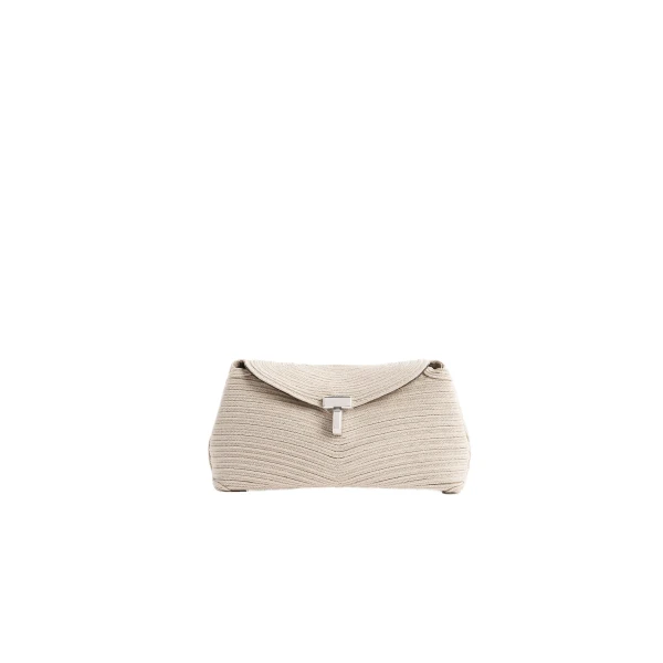 Toteme Mini T-Lock rope clutch in Pearl