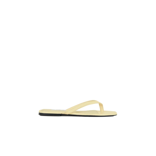 Toteme Naplack flip flops in Buttercup