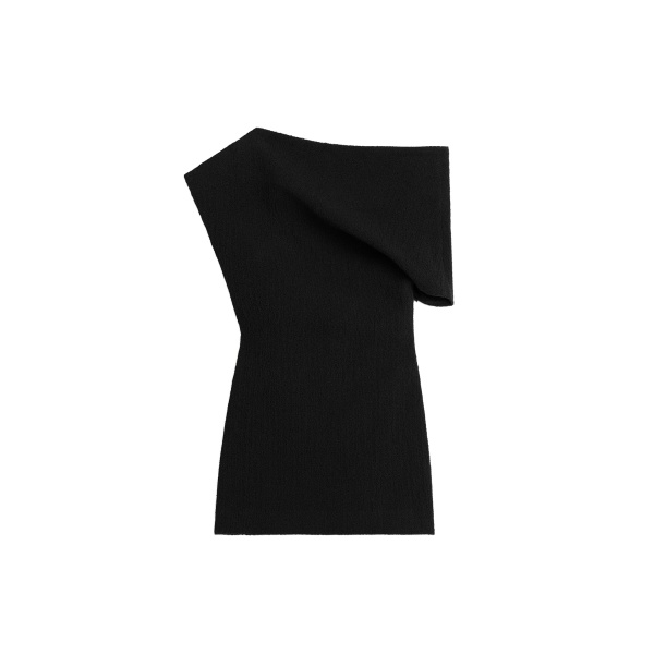 Toteme One-shoulder top in Black
