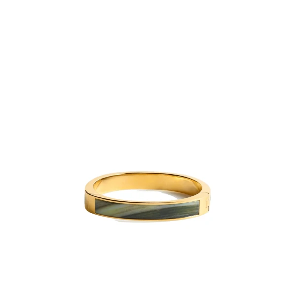 Toteme Signature bracelet in Beige / Gold