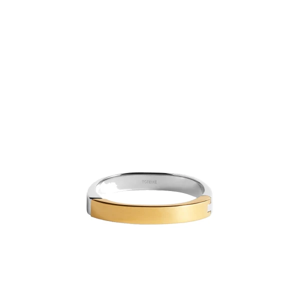 Toteme Signature bracelet in Silver / Gold