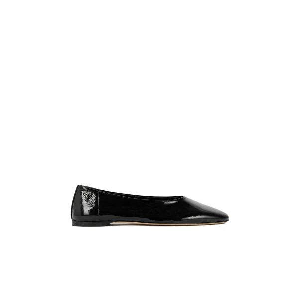 Toteme Slip naplack ballerinas in Black