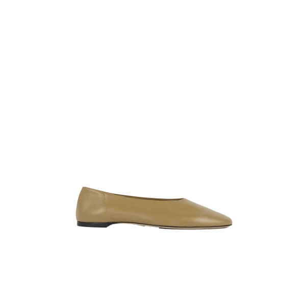 Toteme Slip nappa ballerinas in Desert