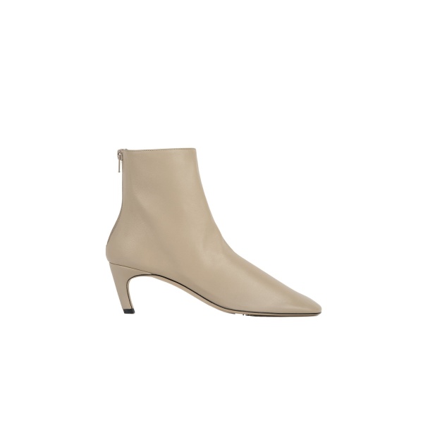 Toteme Soft nappa ankle boots in Chai