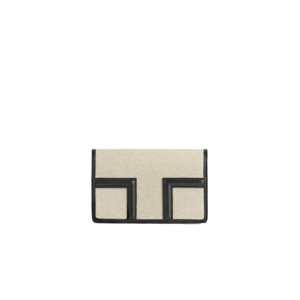 Toteme T-Flap envelope in Ecru