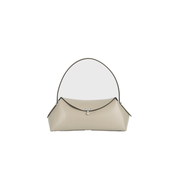 Toteme T-Lock leather shoulder in Fawn