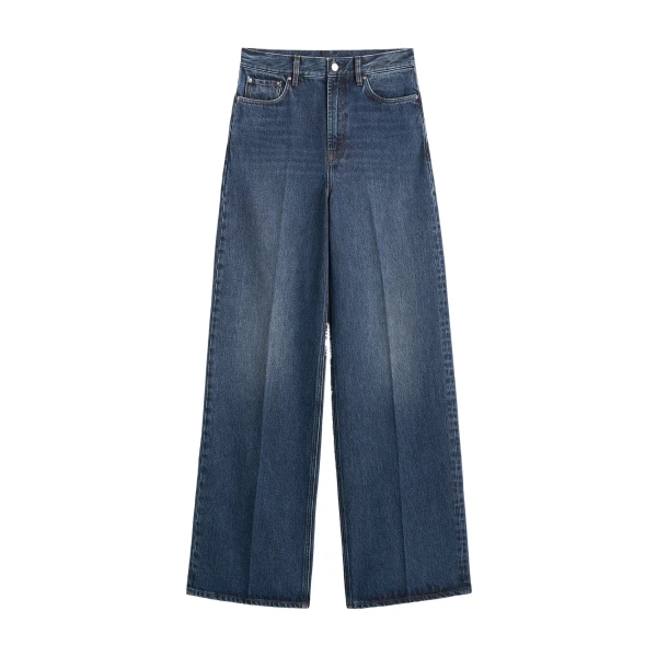 Toteme Wide leg denim in Dark blue
