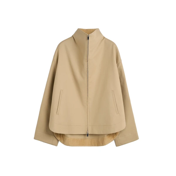 Zipped country jacket in Fawn