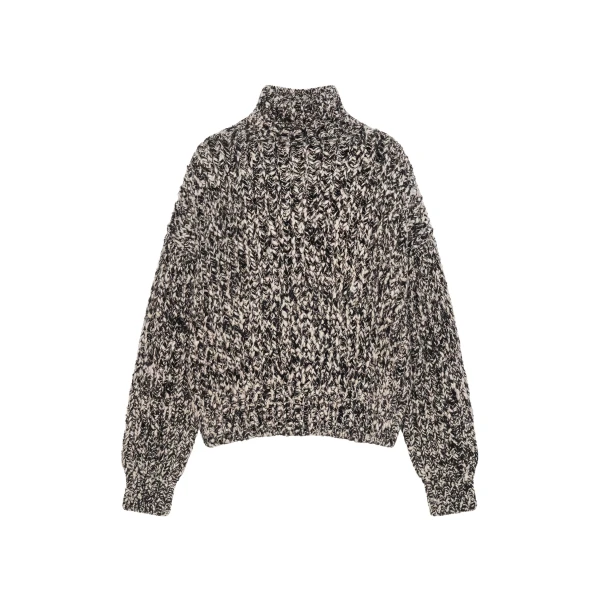 Albie Knit Pullover in Onyx
