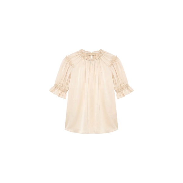 ulla johnson alina silk top