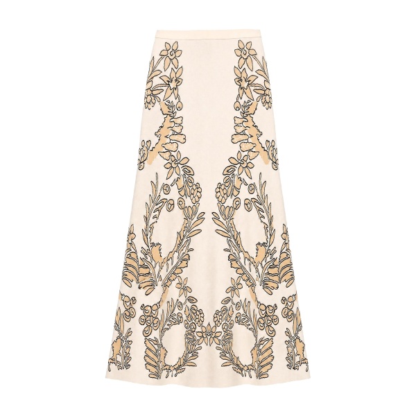 ulla johnson athena jacquard skirt