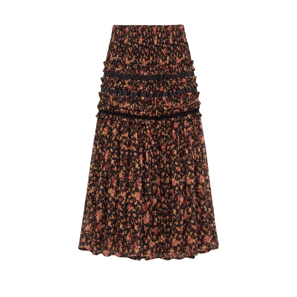 ulla johnson auden silk skirt