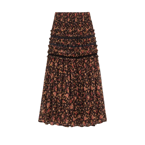 ulla johnson auden silk skirt