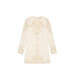 ulla johnson camie linen mini dress