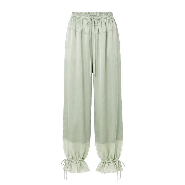 ulla johnson camile silk cinched pant