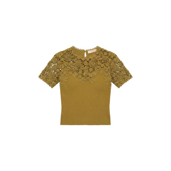 ulla johnson clelia crochet top
