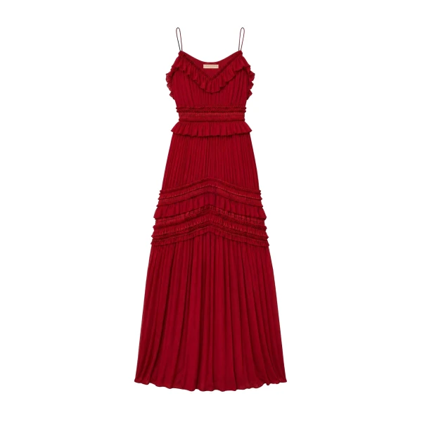 ulla johnson dorothea sleeveless silk gown