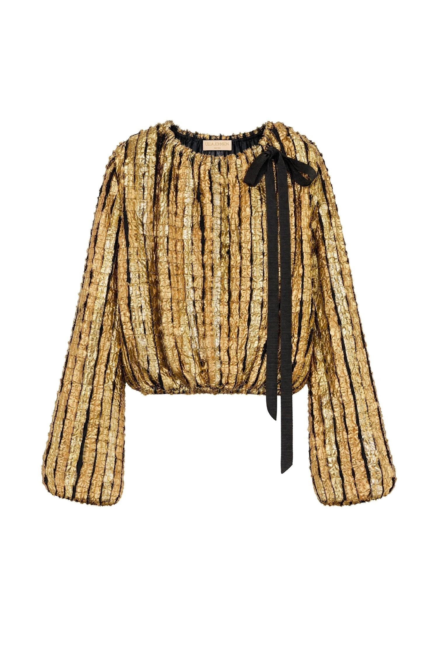 Eden Lurex Jacket in Gold