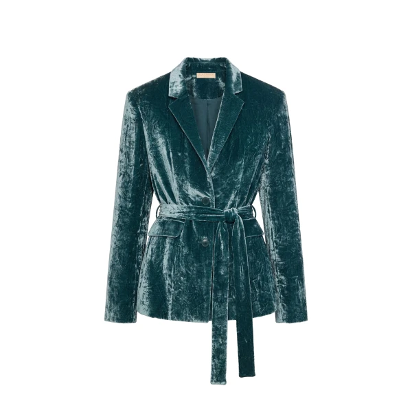 Ellery Velvet Jacket in Jadeite