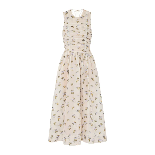 ulla johnson fleurine backless organza dress