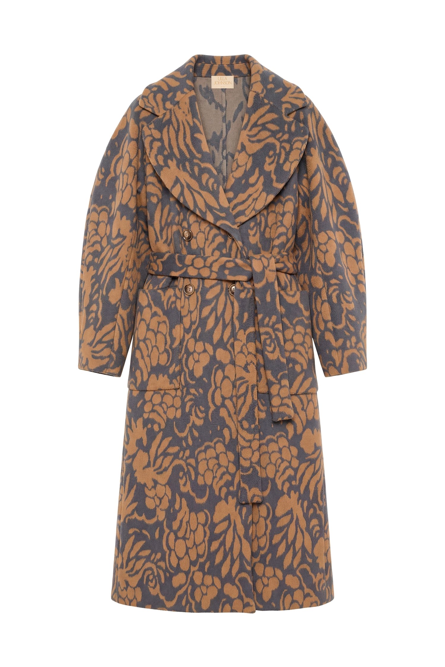 Harper Wool Coat in Pewter