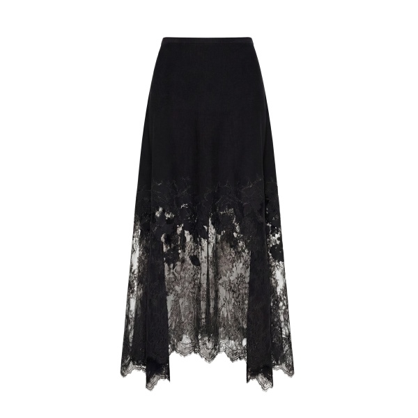 ulla johnson josina lace midi skirt