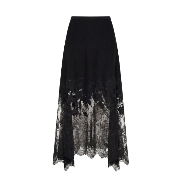 ulla johnson josina lace midi skirt