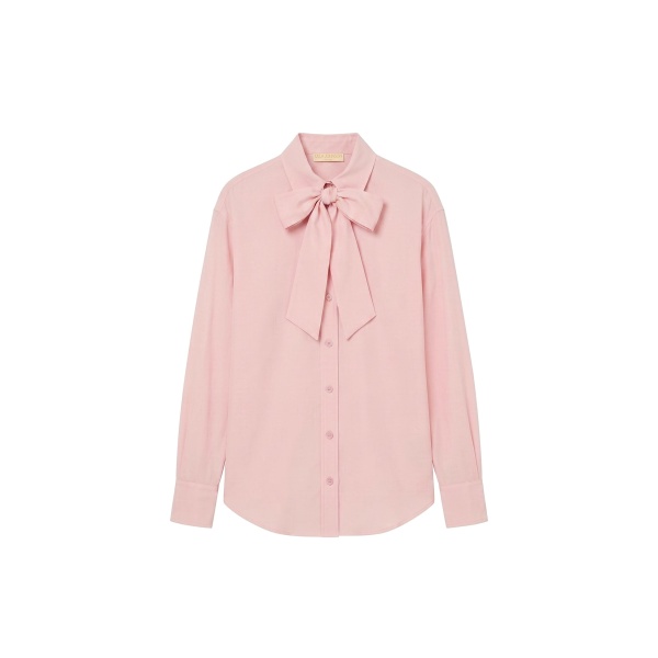 ulla johnson lise long sleeve silk blouse