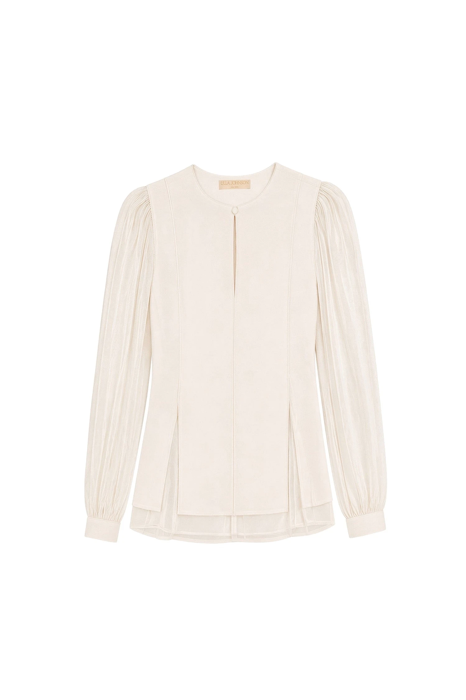Lucette Long Sleeve Blouse in Pearled Ivory