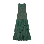ulla johnson octavine strapless silk gown