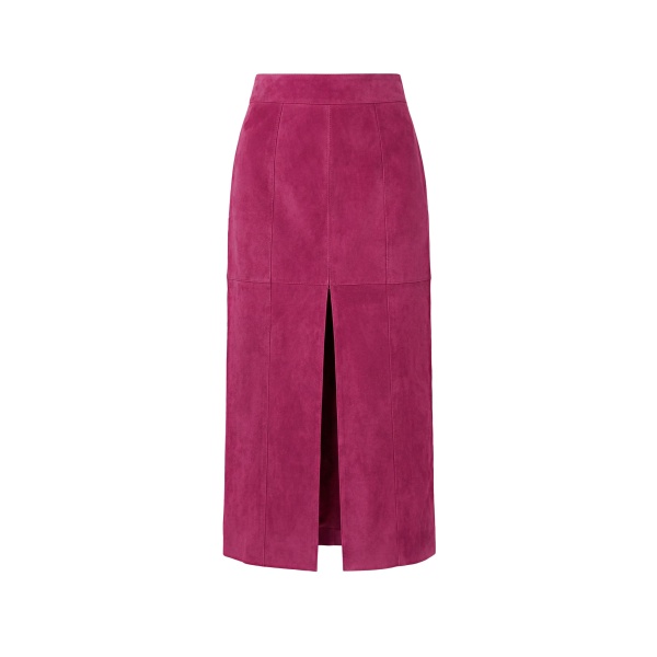 ulla johnson orion suede pencil skirt