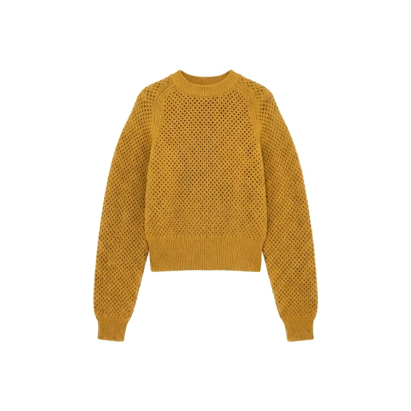 Ronan Knit Pullover in Turmeric